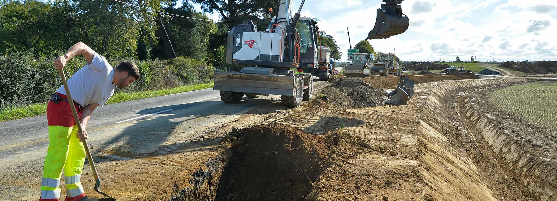 Travaux routiers sur la RD960