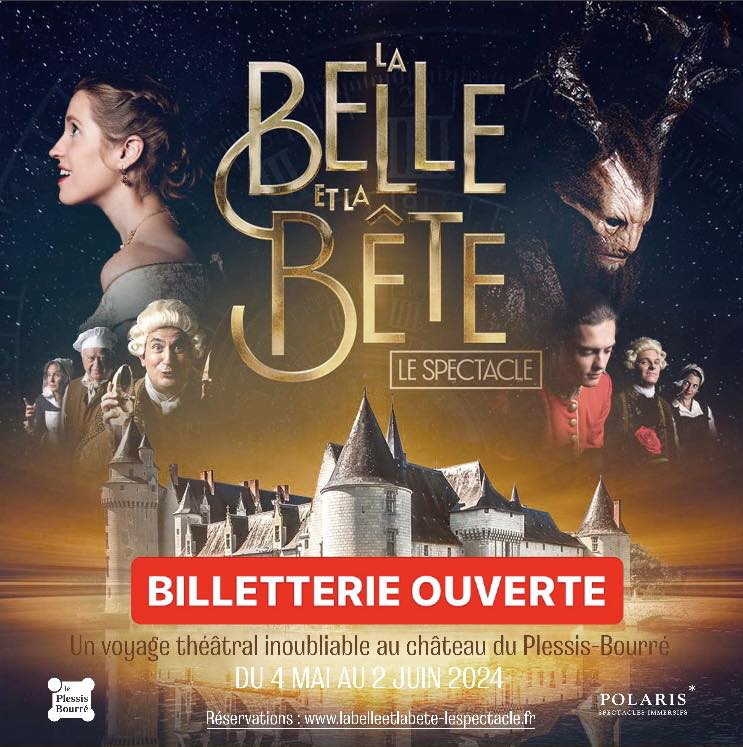 Affiche du spectacle La belle et la b&ecirc;te
