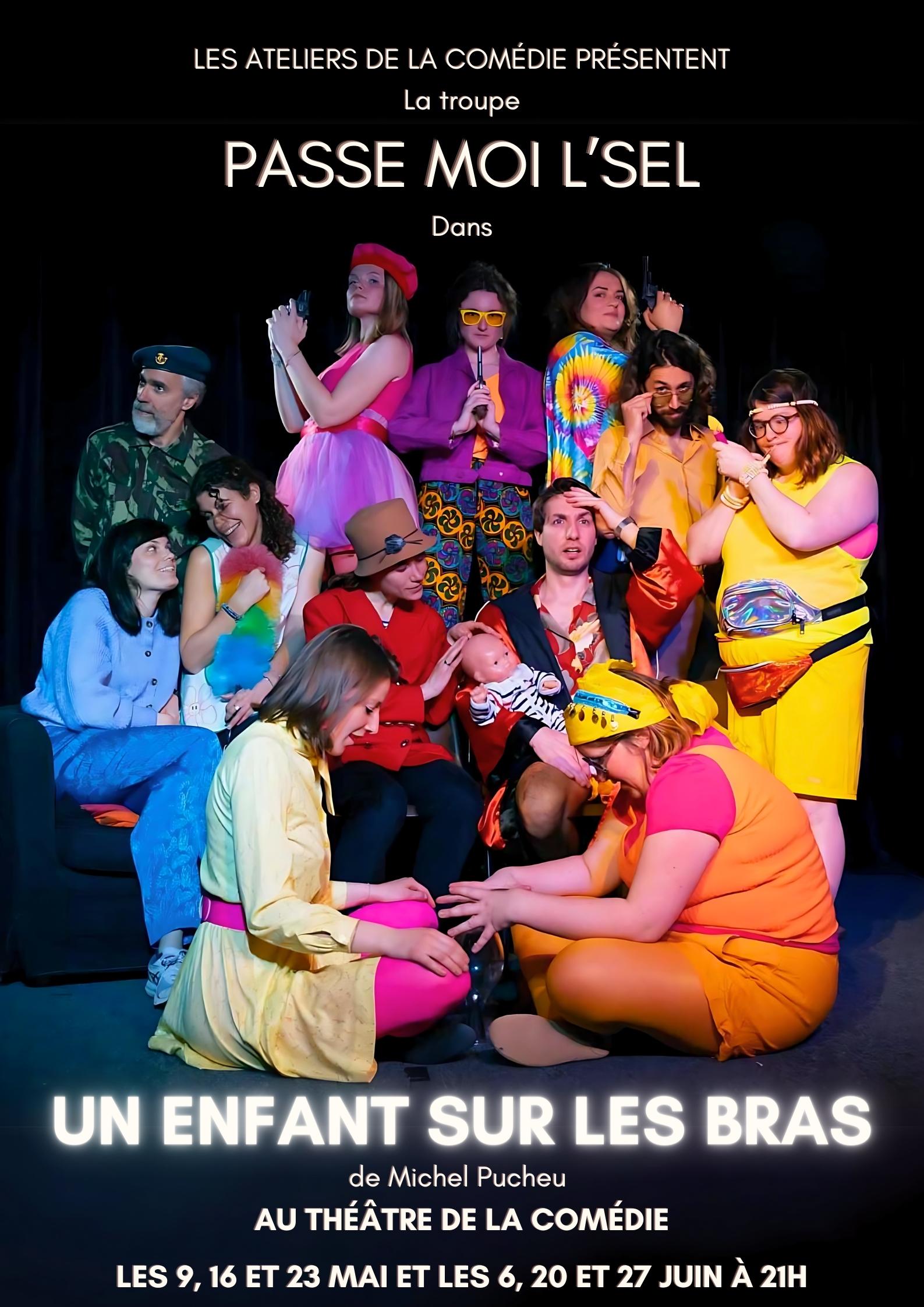 Photo de groupe de la Troupe Passe Moi L'Sel