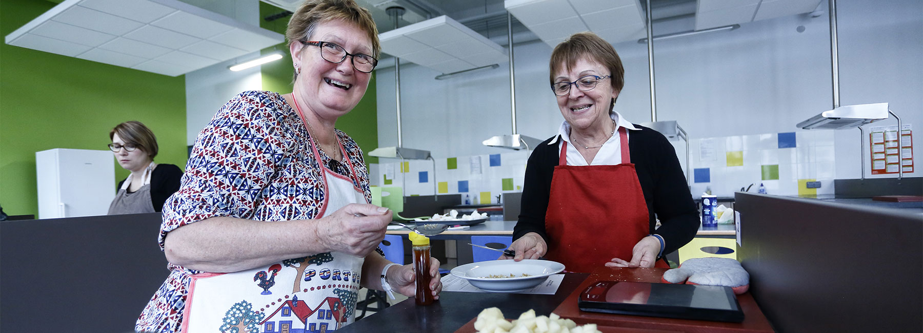 Atelier cuisine pour personnes âgées