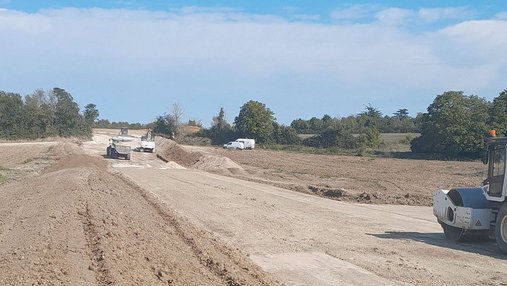 Début des travaux de déviation nord-est à Seiches-sur-le-Loir