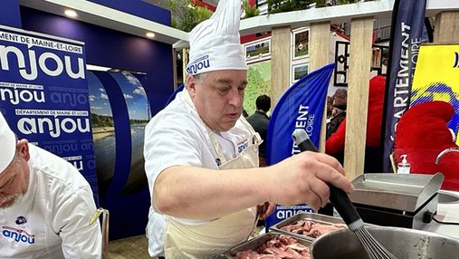 Chefs cuisiniers des collèges lors du Salon international de l'agriculture