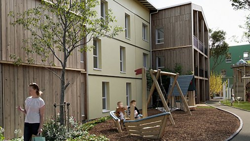 Vue la nouvelle Maison d’enfants à caractère social (Mecs)