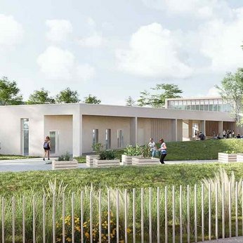 Vue extérieure du Collège Jean Lurçat